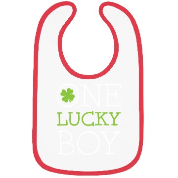 Discover One lucky boy Bibs