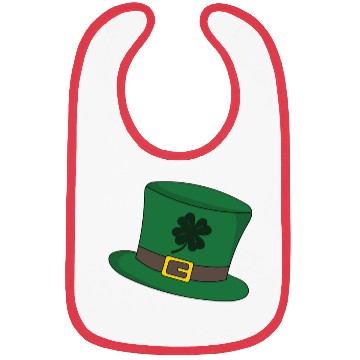 Discover Irish cylinder with cloverleaf for St. Patricksday Bibs