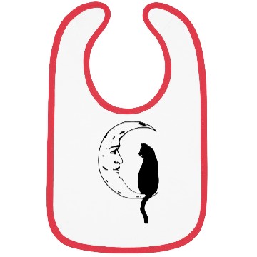 Discover Cat Moon Bibs