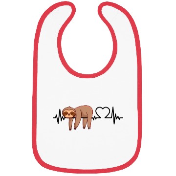 Discover Sloth heartbeat Bibs