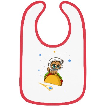 Discover Taco Cat In Space Bibs Dancing Cat Taco