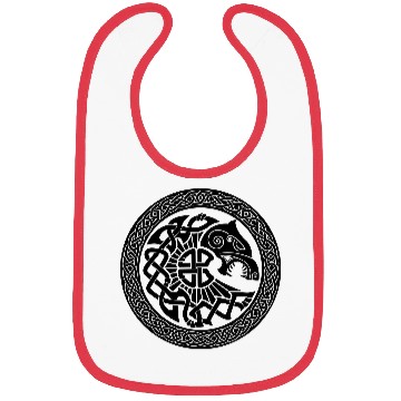 Discover Viking wolf Fenrir Bibs