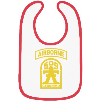 Discover Geronimo 509th Airborne Parachute Infantry US Army Bibs