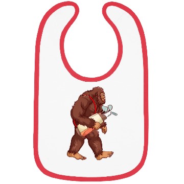 Discover Bigfoot Sasquatch Golf player gift Bibs
