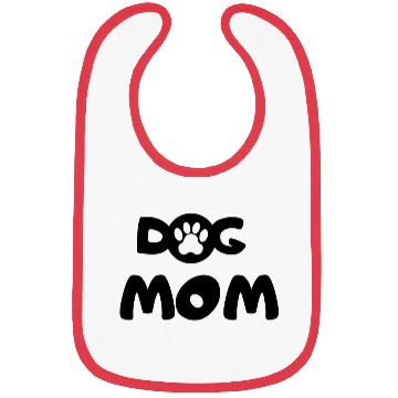 Discover Bibs women dog mom dog lover pawprint gift
