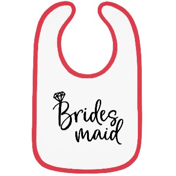 Discover Bridesmaid with cute diamond Bibs