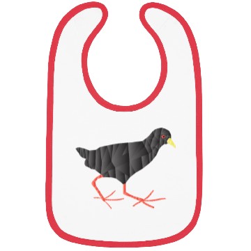 Discover Black Crake Low Poly Abstract Geometric Bibs