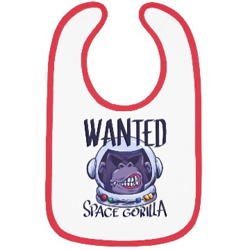 Discover Astronaut Gorilla Monkey Science Bibs