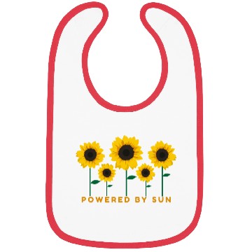 Discover Sunflower Powered By Sun Summer Gift Idea Bibs