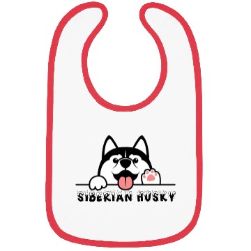 Discover siberian husky Bibs