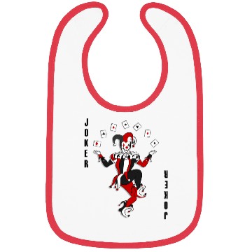 Discover Joker Joggling Card Bibs