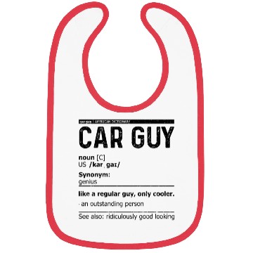 Discover Car Guy Definition Bibs