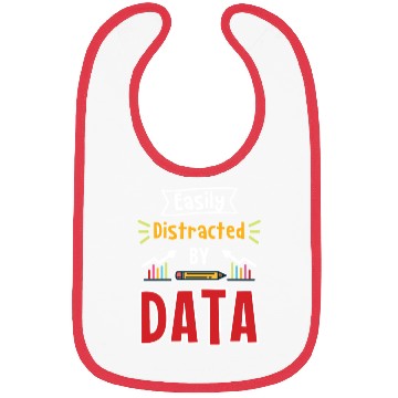 Discover Easily Distracted By Data For Data Analysts Bibs
