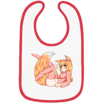 Discover Foxy girl hen Manga Anime Waifu japanese sexy Bibs