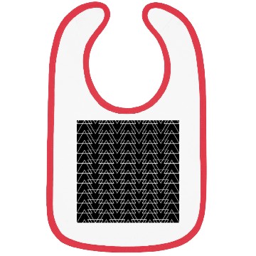 Discover Triangle Black White Bibs