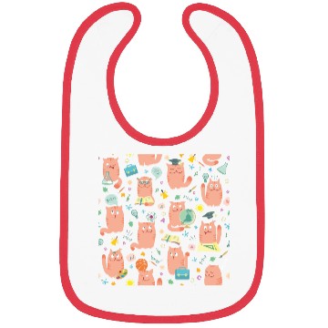 Discover Cat School Bibs