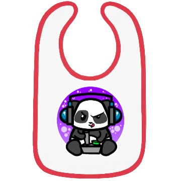 Discover Gaming Panda Bibs