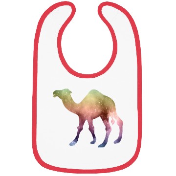 Discover camel and galaxy nature Bibs