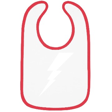 Discover Lightning Bolt Geometric Vector Shape Bibs
