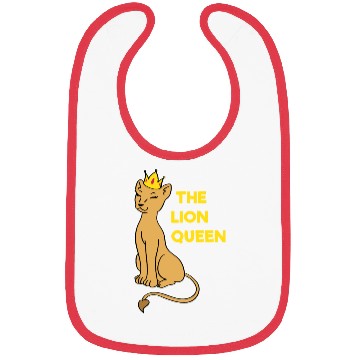Discover the lioness queen lion king for woman feminist Bibs