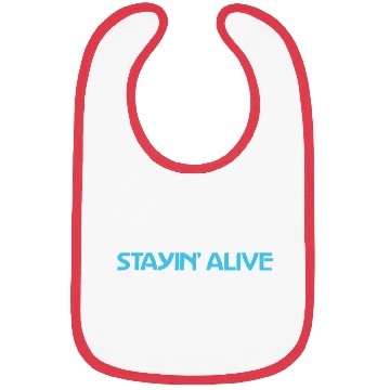 Discover Stayin' Alive Dark Blue Bibs