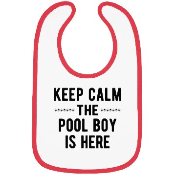 Discover Pool Boy: Keep Calm Bibs