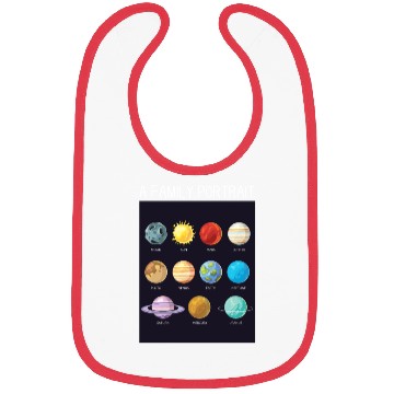 Discover Outer Space Nerd Solar System Planets Sun Moon Bibs