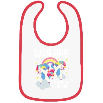 Discover Funny Teacher Besties Goin Crazy Preschool Teacher Bibs