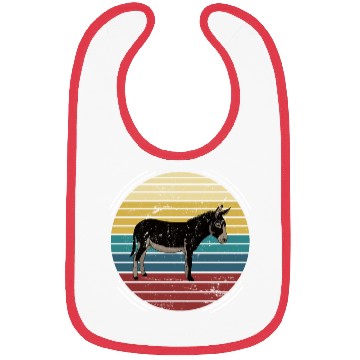 Discover Retro donkey Bibs