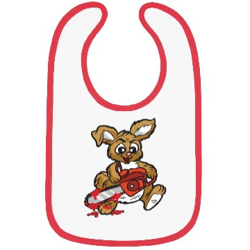 Discover BAD BUNNY WITH CHAINSAW Bibs