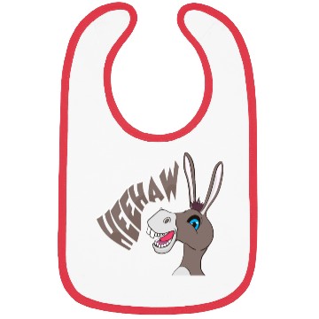 Discover Donkey Laughs Farm Animal laughting Bibs