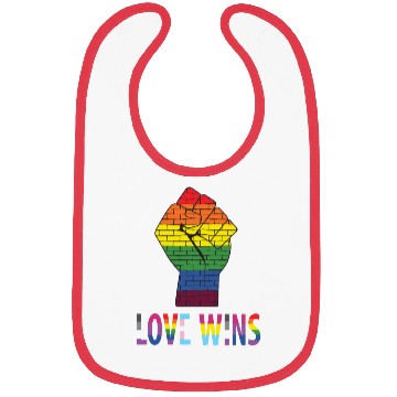 Discover Love Wins Gay Pride Bibs
