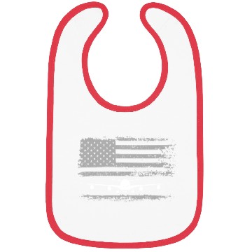 Discover US Flag Airplane Patriotic American Pilot Bibs