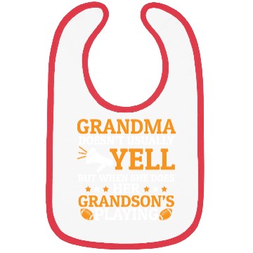 Discover Proud Grandma Bibs - Grandma cheers