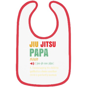 Discover Funny Jiu Jitsu Bibs - JiuJitsu - Papa Gift - Pap