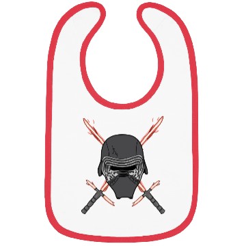 Discover Kylo Ren mask lightsaber Star Wars Bibs design