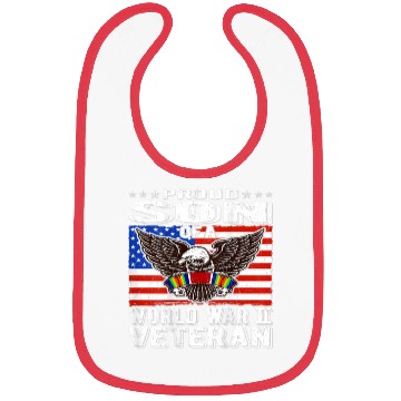 Discover Proud Son of World War 2 Veteran Military Bibs