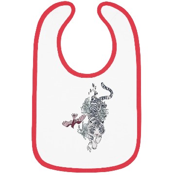 Discover Unique Japanese spirit Tiger | My spirit Animal Bibs