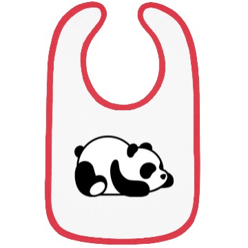 Discover lazy panda Bibs