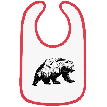 Discover Natural bear Bibs