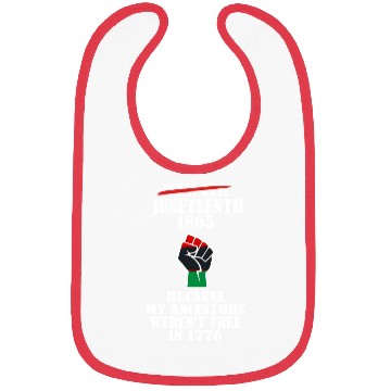 Discover Juneteenth Ancestors Black African American Flag.. Bibs