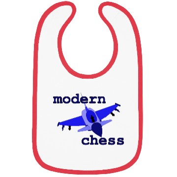 Discover modern chess in royal blue Bibs
