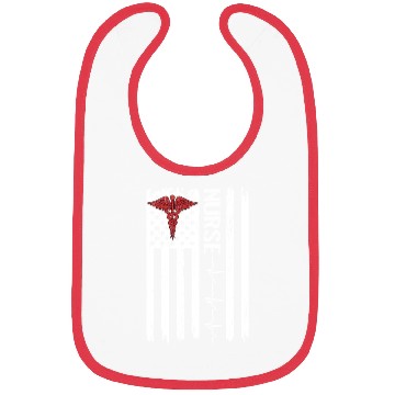 Discover Vintage Nurse Flag Bibs
