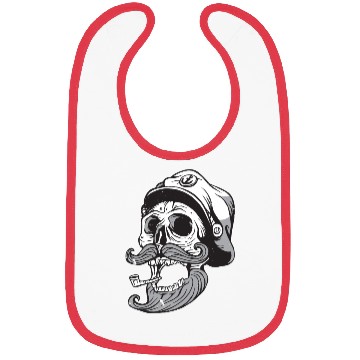 Discover Sailor Skull Bibs