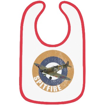 Discover Famous WW2 Planes Supermarine Spitfire Bibs