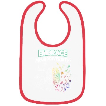 Discover Embrace Neurodiversity Brain Voice Bibs