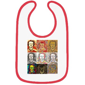 Discover Unique Portrait Reveals Young Edgar Allan Poe Bibs