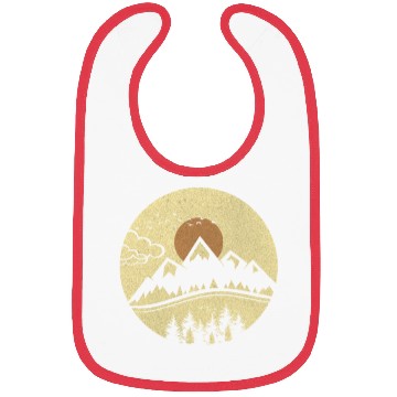 Discover Tri blend Nature Print Bibs