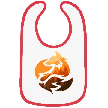 Discover Fox Animal Design Gifts Bibs