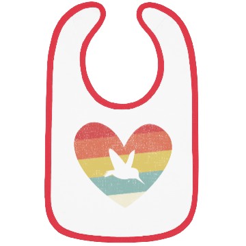 Discover Bird watching Hummingbird Heart (Gift) Bibs